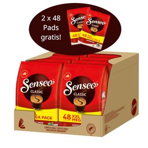 SENSEO Pads Classic Senseopads 480 Getränke Kaffeepads XXL Packs + 2x 48 gratis