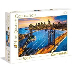 Clementoni High Quality Collection Puzzle New York 3000 dílků