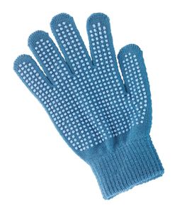 Multi Stretch Handschuh elastischer Reithandschuh Magic Grippy weis grau blau , Farbe:hellblau