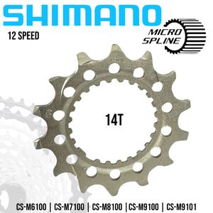 Shimano Deore SLX XT XTR MTB Ebike Micro Spline Kassetten Verschleiß Ersatz Ritzel 14 Z