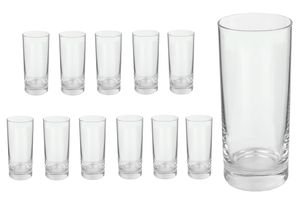 12er Set Longdrinkglas Gala 280 ml Wasserglas Tumbler