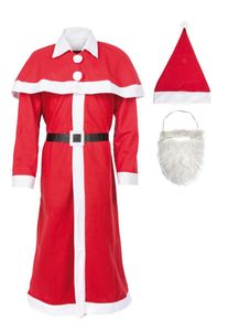 Weihnachtsmann Nikolaus Kostüm 5-teilig