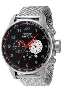 Invicta S1 Rally 44947 - Pánské Náramkové Hondiky - Quartzové - Nerezová ocel s černým ciferníkem - 48mm