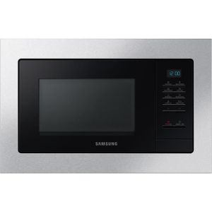 Samsung MS20A7013AT/EF, Integriert, Solo-Mikrowelle, 20 l, 850 W, Tasten, Schwarz, Edelstahl