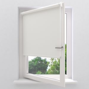 Radeco® Verdunkelungsrollo ohne bohren klemmfix 70 x 150 cm (BxH) weiß, fenster rollos für innen, rollo ohne bohren, klemmrollo