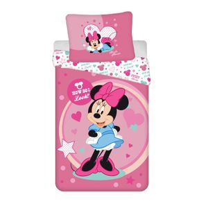 Disney Minnie Mouse Bettbezug, Looks - 140 x 200 cm / 70 x 90 cm - Polyester