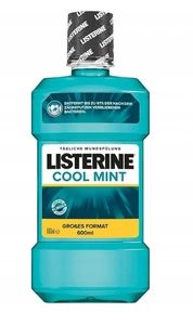 Mundwasser Listerine Cool Mint, 600 ml, Für Zahn- und Zahnfleischschutz