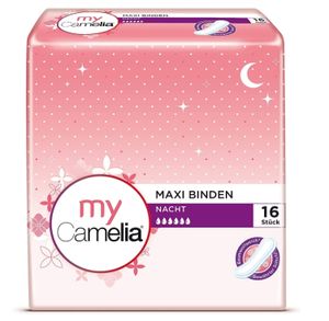 My Camelia, Maxi Nacht, Podpaski, 16 sztuk (PRODUKT Z NIEMIEC)