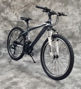 24 Zoll ALU MTB Jungen, Mädchen, Unisex Gefedert mit 21-Gang Kettenschaltung Shimano Daumenklick Schaltung NEU 2465-Antra-Weiß