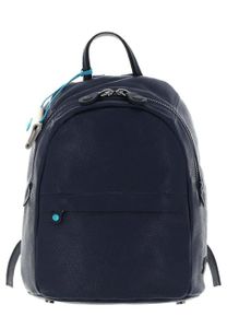 Gabs Anita TG Ruga Stitching Black Backpack M Inchiostro Blu