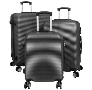ABS Kofferset 3-teilig Malaga Gepäckset Trolley anthrazit