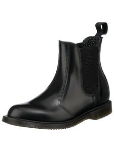 Dr. Martens - Flora Polished Black Smooth 14649001 Herren Damen Chelsea Stiefel schwarz Boot Neu