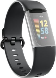 Armband für Fitbit Charge 5, Ersatzarmband, universal, Schwarz (00086251)