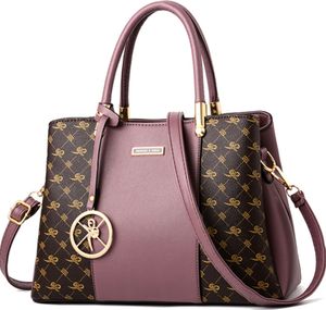OKWISH Henkeltasche Umhängetasche Handtasche Tragetasche Schultertasche Damen Umhängetasche Groß Shopper Tasche Handtasche Lila OKWISH Henkeltasche Umhängetasche Handtasche Tragetasche Schultertasche Damen Umhängetasche Groß Shopper Tasche Handtasche Lila