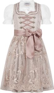 Kinderdirndl 3-teilig Stella in Taupe von Nübler Größe 140