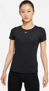 Nike W Nk One Df Ss Slim Top Black/White Xl