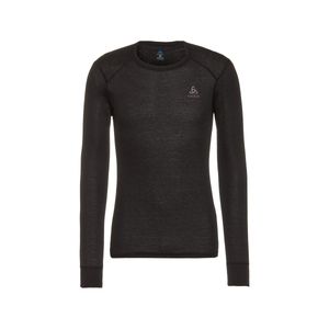 ODLO Bl Top Crew Neck L/S Aktivní pánské tričko s dlouhým rukávem černé S
