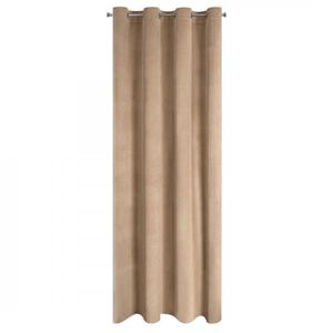 Eurofirany MELANIE Vorhang 140x250 Ösen Beige