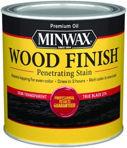 Olejová lazura na dřevo Minwax Wood Finish 236ml TRUE BLACK
