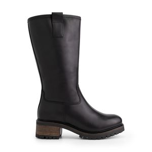 Mysa Heather - Damen - Boot mid - Classic - Leather - Neutral fitting - Wanderstiefel - Outdoor - Nubuk - Schwarz - 39