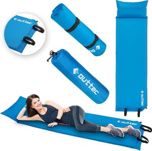 Outtec® Samonafukovací matrac, nafukovací matrac, karimatka na spanie - 186x53 cm - ultraľahký, vodotesný Nafukovací matrac, nafukovacia posteľ na kempovanie v prírode