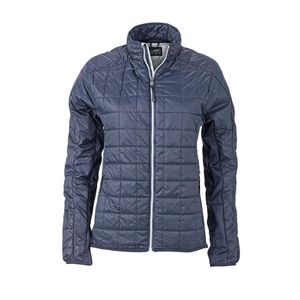 James and Nicholson Damen Hybridjacke FU245 (S) (Marineblau/Silber)