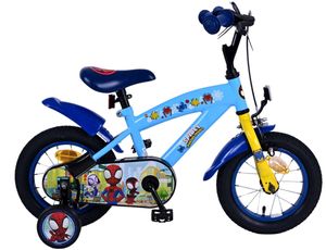 Spidey Kinderfahrrad 12 Zoll 90-105 cm Größe Mädchen Jungen Fahrrad Alter ab ca. 3 Jahre mit Rücktrittbremse