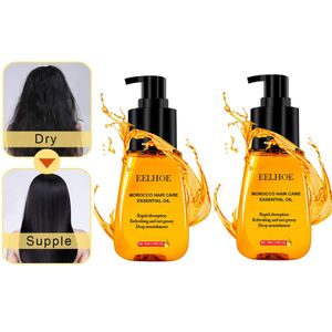 2er-Pack ShineStudio Anti Frizz Haarserum Haaröl, Anti Frizz Serum für trockenes Haar, marokkanisches Haarpflege-Ätherisches Öl für geschädigtes, gebleichtes und trockenes Haar