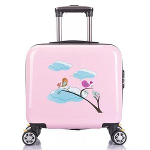 KLQDZMS16/20/24 Zoll PC Reisegepäck Cartoon Rollgepäck Spinner Trolley Koffer auf Rad Handgepäck für Frauen