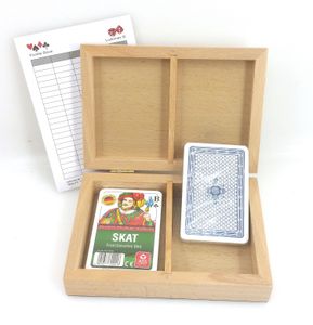 Skat Box Club, Kassette mit zwei Skat Kartenspielen, Club-Standard