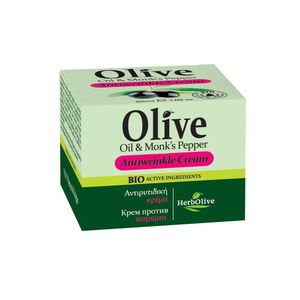 Herbolive Anti-Falten-Gesichtscreme, Olivenöl und Mönchspfeffer 50ml