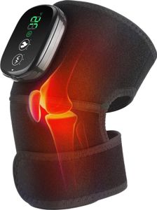 Knie Massagegerät, Beheiztes Knie Massagegerät, Vibrations Knie Heizkissen, 3 Einstellbare Intensität Und Temperatur, Kniebandage Zum Entspannen Knie Massagegerät, Beheiztes Knie Massagegerät, Vibrations Knie Heizkissen, 3 Einstellbare Intensität Und Temperatur, Kniebandage Zum Entspannen