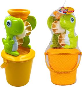 Summertime Dino Eimer Set mit Sandmühle