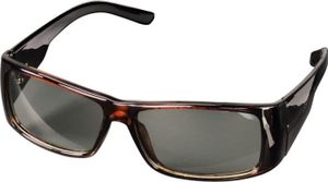 okulary polaryzacyjne 3D unisex sportowe brązowe