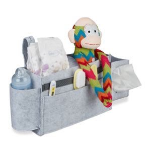 relaxdays Betttasche für Hochbett aus Filz