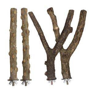 Natürlicher Sitzstangen für Vögel Holz