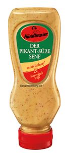 Händlmaier Der Pikant Süße Senf mittelscharf bayerisch süß 225ml