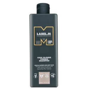 Label.M Cool Blonde Toning Shampoo tönendes Shampoo für platinblondes und graues Haar 300 ml