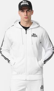 Lonsdale Balnakeil Sweat Jacke Weiss Schwarz Gre L