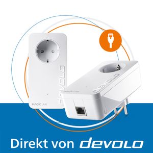 devolo Magic 1 LAN Powerline 1x Gigabit LAN Port 2x Adapter
