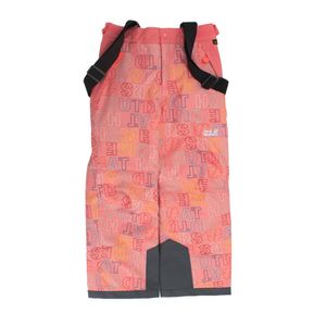 Jack Wolfskin GREAT SNOW PRINTED PANTS KIDS coral pink all over coral pink all over 128