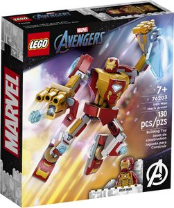 LEGO 76203 Marvel Iron Man Mech, Figur zum Sammeln