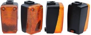 4x Blinker eckig schwarz Ulo für Zündapp Hai CS GTS KS 50 125 175 ab Bj. 1978