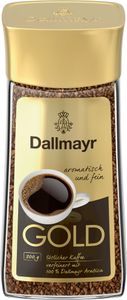 Dallmayr Gold instantní zrnková káva aromatická jemná ve sklenici 200g