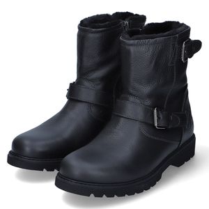 Panama Jack Winterboots FAUST C28 Herren Glattleder Schwarz Größe: 43