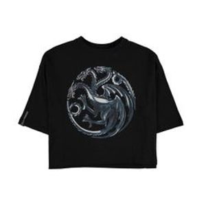 Game of Thrones: House of the Dragon - Crest - Cropped Girlshirt