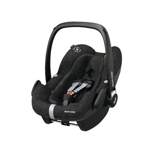 Maxi-Cosi Pebble Plus i-Size Babyschale, Gruppe 0+ Autositz für Babys, inkl. Sitzverkleinerer, nutzbar ab der Geburt bis ca. 12 Monate (0-13 kg / 45-75 cm), Nomad Black, schwarz