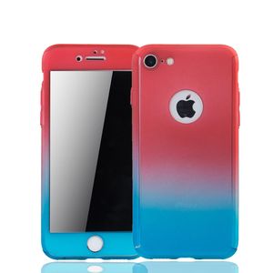 Handyhülle Schutzhülle für Apple iPhone 6 / 6s Plus Full Case Cover Displayschutz 360 Blau