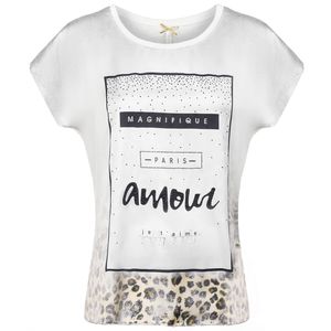 KEY LARGO Damen T-Shirt, Farbe:weiß, Größe:M