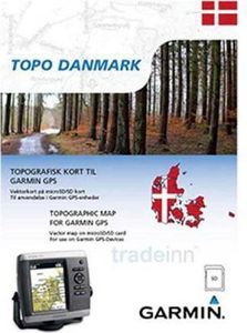 Garmin Topo Micro Sd/sd Card Denmark 1:50k Karte Mehrfarbig  Mehrfarbig One Size